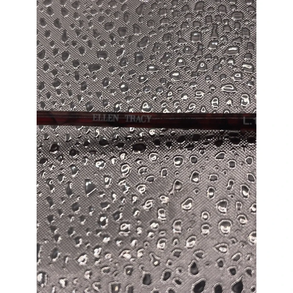 Ellen Tracy Eyeglasses Frames MONTERREY Wine Marble Cat Eye Full Rim 52-15-135 5